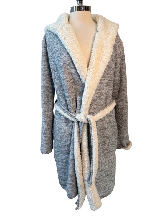 UGG Other - UGG Portola Cream Sherpa Hoodie Robe Size XL Soft Ivory Fleece